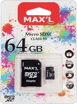 MAX'L micro SDXC 64 GGB class 10