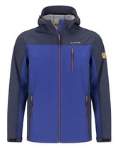 Life-Line Dartlo Heren Gevoerde Softshell Jas Blauw melange - L