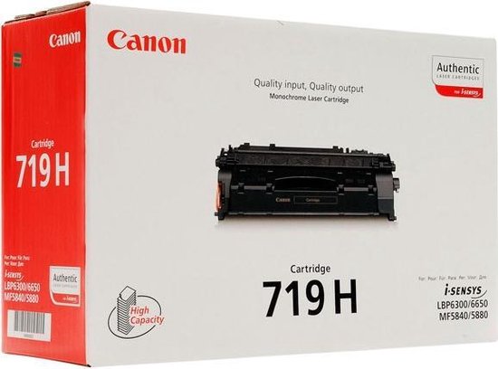 Canon 719H tonercartridge 1 stuk(s) Origineel Zwart | bol.com