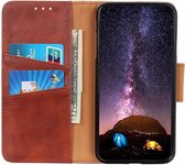 Wallet bookcase geschikt voor Apple iPhone 11 Pro Max - bruin