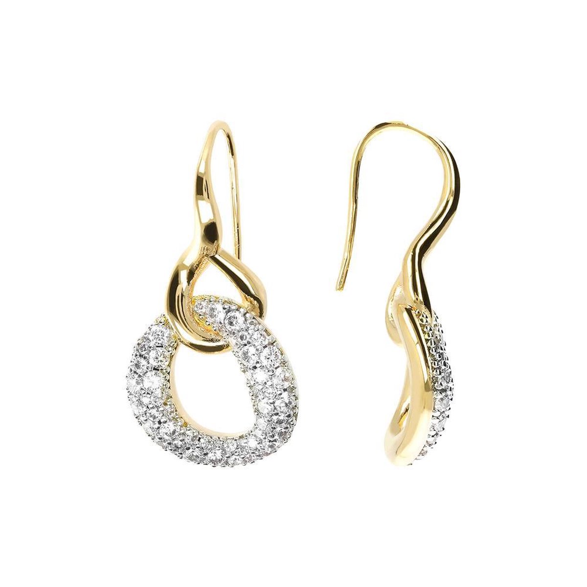 Polished gemstone earrings WSBZ01208YY