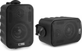 Speakerset - Power Dynamics BC30V zwarte speakerset - 60W - Waterbestendig dus ook geschikt voor buiten - 100V / 8 Ohm