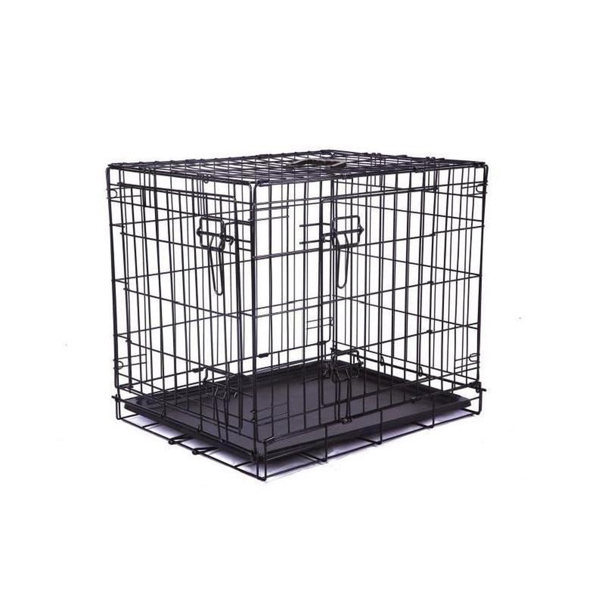 M-pets Bench - draadkooi- zwart-XS 46x30x35,6 cm