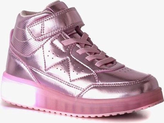 Blue Box meisjes sneakers met lichtjes - Roze - Maat 28 | bol.com