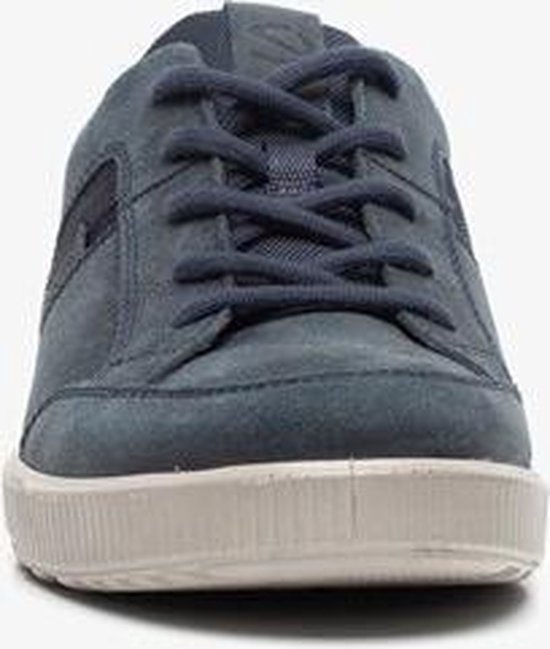 ECCO Ennio leren heren veterschoenen - Blauw - Maat 43 | bol.com