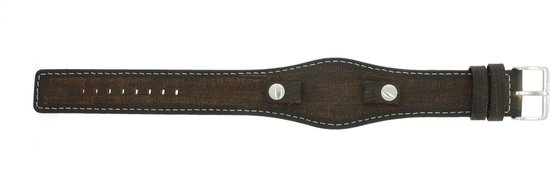 Fossil horlogeband JR-8130 Leder Donkerbruin 10mm | bol