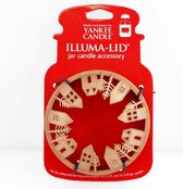 Yankee Candle Illuma-Lid Winter Village Bronze Punched Metal