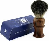 Zwart Scheerkwast Voor Heren Met Puur Houten Handvat (Wooden Shaving Brush)