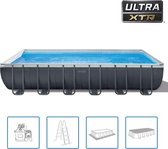 Intex Ultra XTR Frame zwembad 732 x 366 x 132 cm - met zandfilterpomp en accessoires