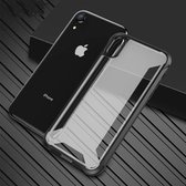 PC + TPU schokbestendige beschermhoes voor iPhone X / XS (zwart)