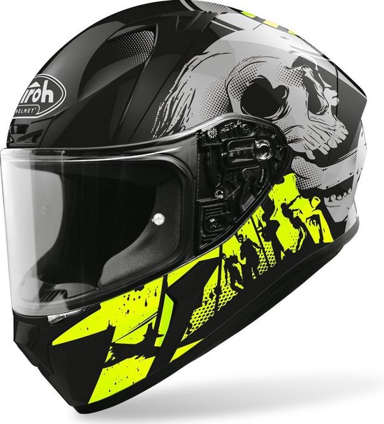 AIROH VALOR HELMET - 'AKUNA' YELLOW GLOSS – Cully's Yamaha