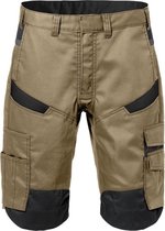 Fristads Korte Broek 2562 Stfp - Khaki/Zwart - C46