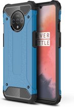 Armor Hybrid Back Cover - OnePlus 7T Hoesje - Lichtblauw