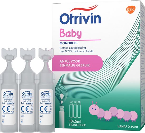 Bol Com Otrivin Baby Monodose 18 X 5ml Zoutoplossing Neusspray