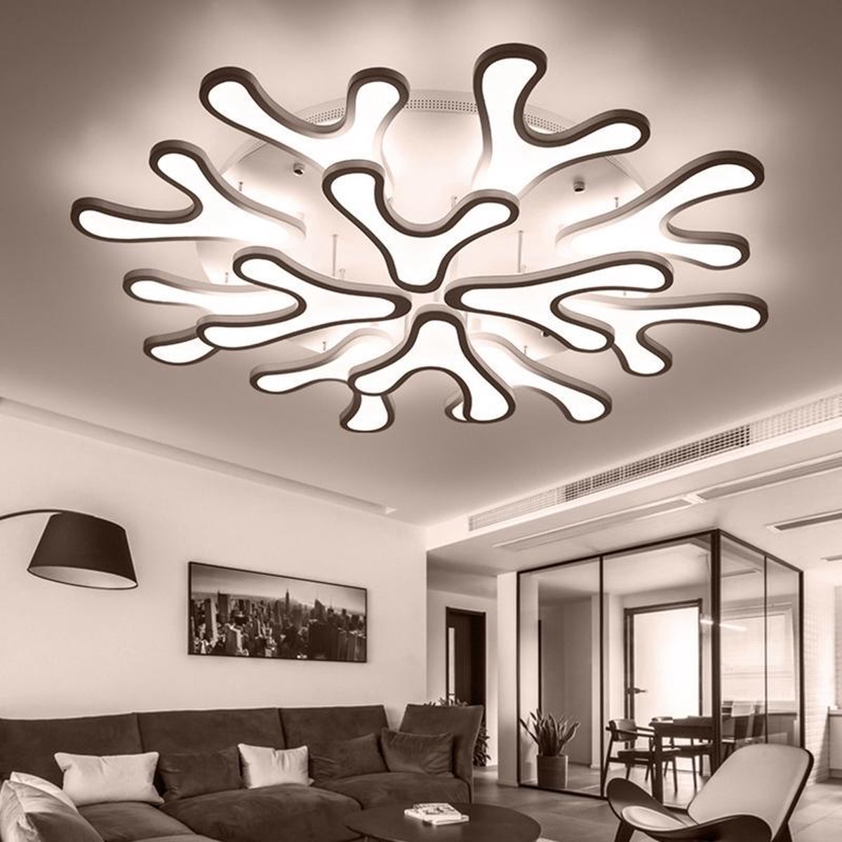 Eenvoudige moderne LED plafond lamp creatieve sfeer hotel