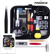 PREZENZ Luxe Leren 151-Delige Horloge Reparatie Set + GRATIS PINNEN -  Toolkit voor Horloge Reparatie - Horloge Gereedschap 151 Delig - Horlogemakers Gereedschap - watchmaker set