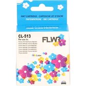 FLWR - Inktcartridge / CL-513 / Kleur - Geschikt voor Canon