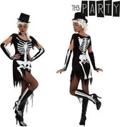 DAMES KOSTUUM HALLOWEEN "SKELET"