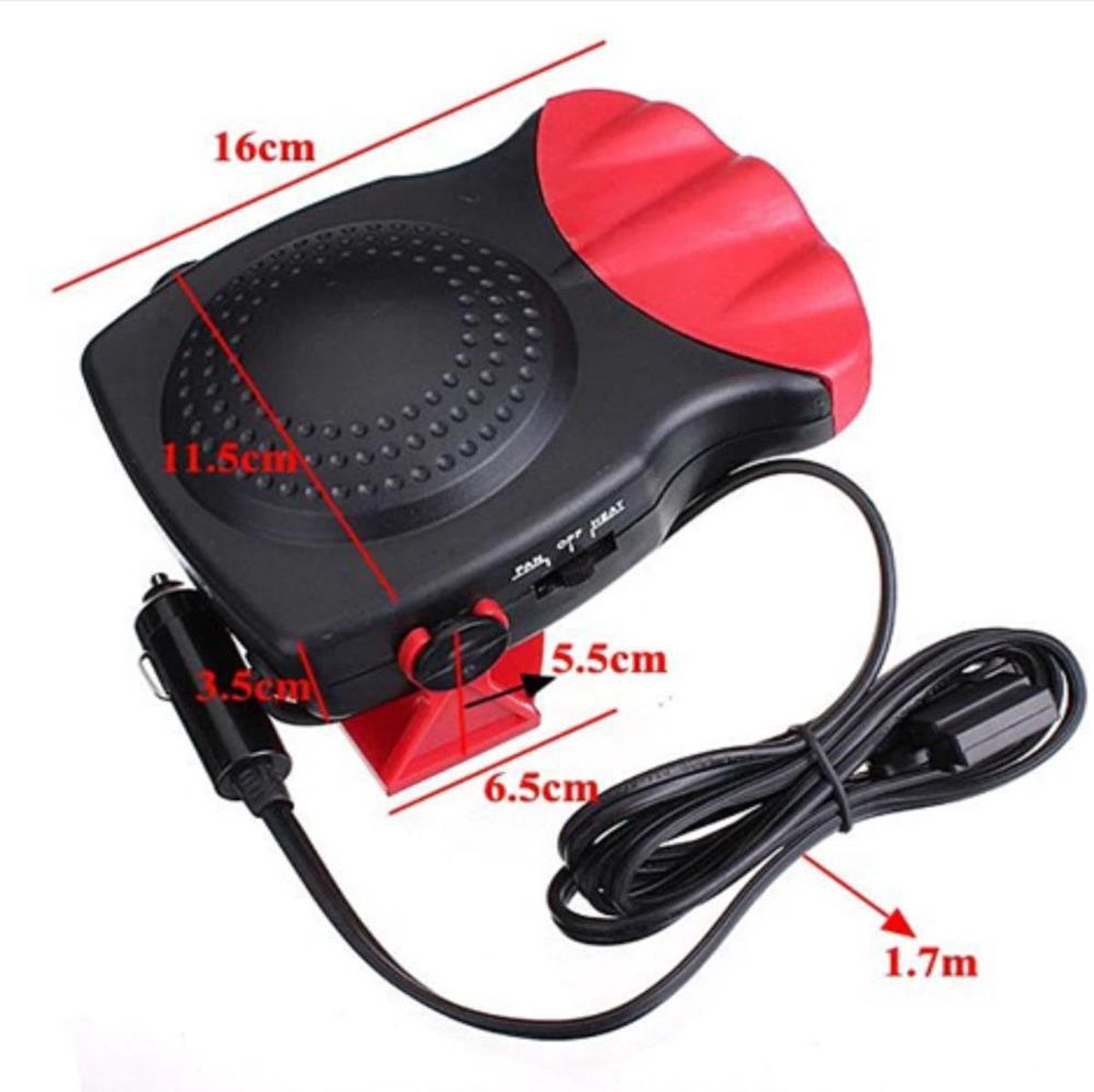 MASO Portable Car Heater CLCC 12V Fast Heating Defrost Defogger Demister Automobile Windscreen Heater for Easy Snow Removal 