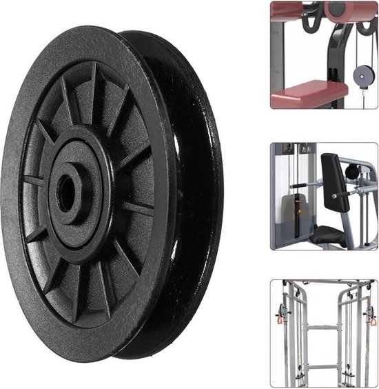 Alomejor 10Pcs Nylon Lager Katrol Wiel Vervanging Duurzaam Wiel Voor