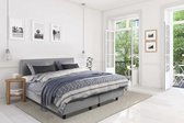 Beddenleeuw Boxspring Bed Mila - 180x220 - Incl. Pocketmatras + Hoofdbord - Grijs