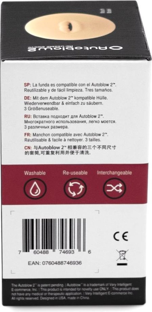 Autoblow 2 Sleeve B - Masturbator