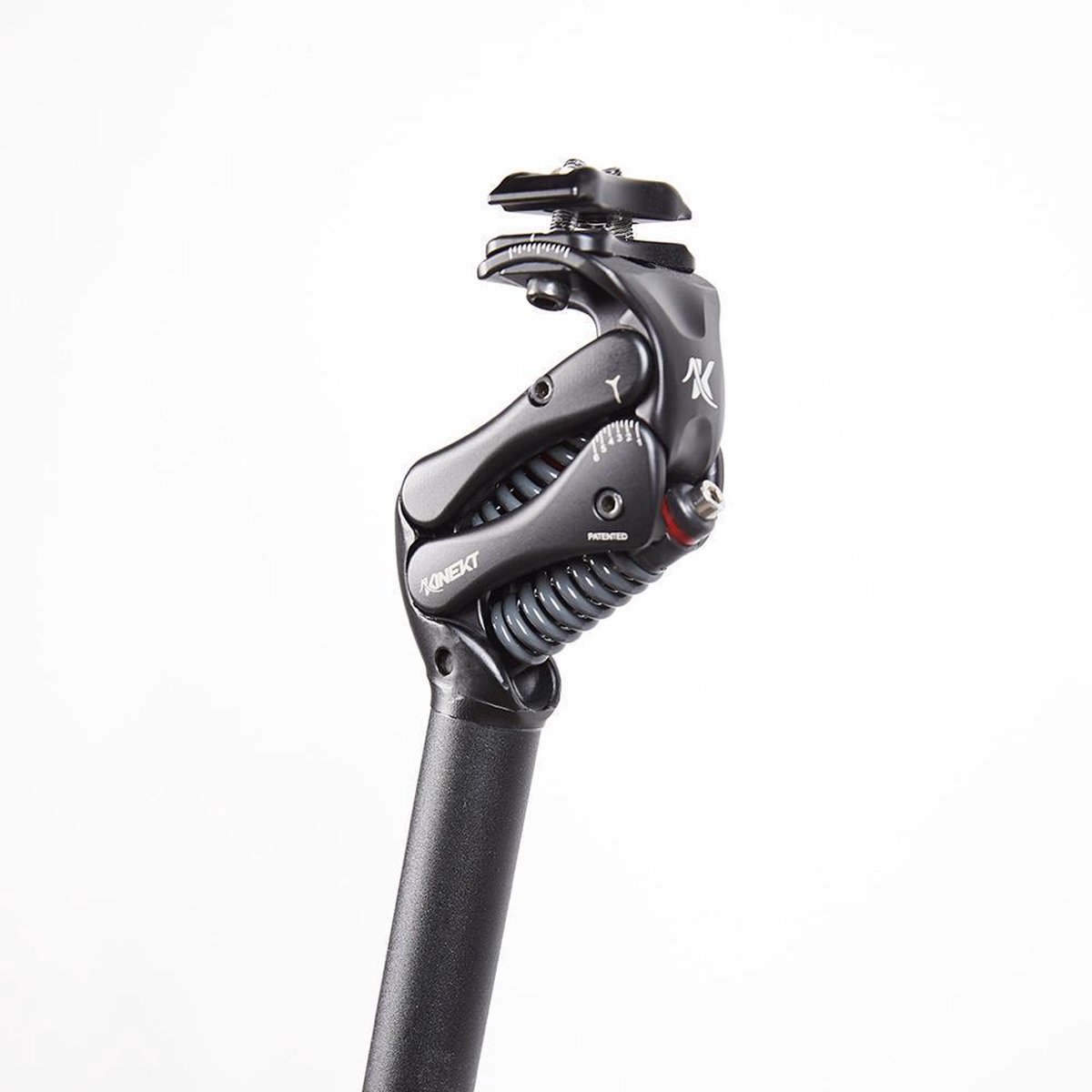 Tige De Selle Suspendue KINEKT Bodyfloat LR – Alu 30,9 Mm, 420 Mm, Réglable, Pour Vélos/VAE/gravel, Amortit Vibrations