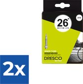 Dresco Binnenband 26 x 1.50-2.10 (40/54-559) Presta 40mm - Voordeelverpakking 2 stuks