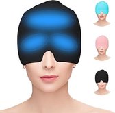 Chapeau anti-migraine - Masque anti-migraine - Masque contre les maux de tête - Bandeau - Bonnet rafraîchissant - Zwart