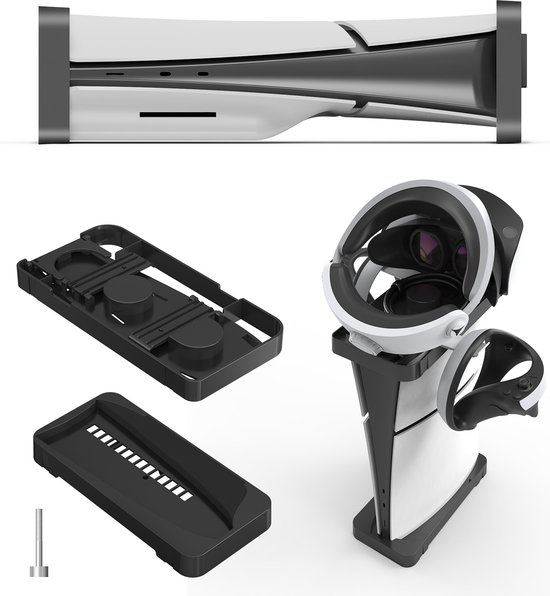 Verticale Houder Voor PS5 Slim & Pro - Stabiele Wit Standaard Met Warmteafvoer