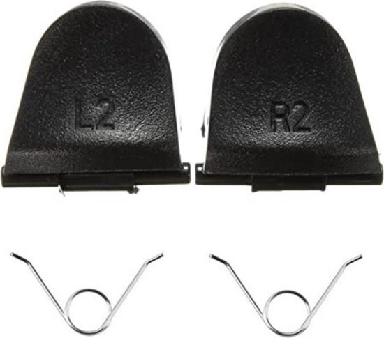 Gadgetpoint - Controller Triggers voor PS4, PlayStation 4 - Trigger Stops Buttons - R2 - L2 - Performance Gaming Accessoires - Zwart/Black