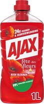 Ajax Allesreiniger Fete de Fleur Rode bloemen 1 liter