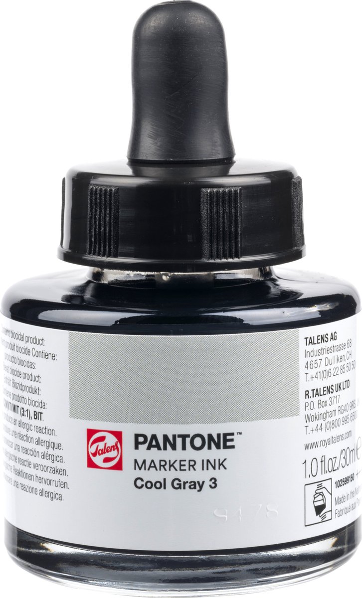 Talens | Pantone marker inkt 30 ml Cool Gray 3