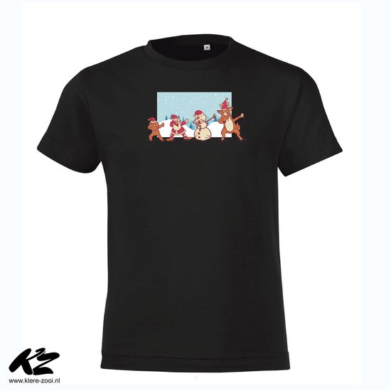 Klere-Zooi - Christmas Dabbing - Kids T-Shirt - 140 (9/11 jaar)