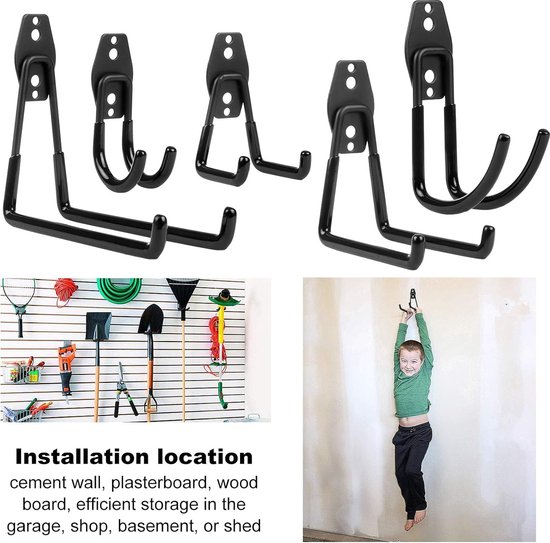 Husky Crochets et supports de garage pour outils, vélos et autres