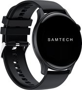 SAMTECH Smartwatch Amoled Ultra HD Pro - Heren & Dames – horloge – Geschikt voor iOS & Android - NFC, Stappenteller, Calorie Teller, Slaap meter – Zwart