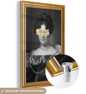 MuchoWow® Glasschilderij 60x90 cm - Schilderij acrylglas - Oude meesters - Kunst - Verf - Lijst - Foto op glas - Schilderijen