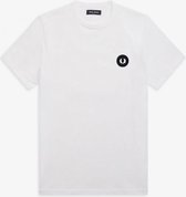 Fred Perry Laurel Wreath Patch T-Shirt - Creme - XL