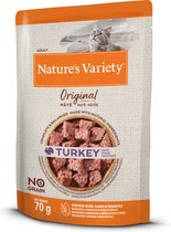 Nature's Variety - Original Pouch Turkey Kattenvoer 12 x 70 gram.