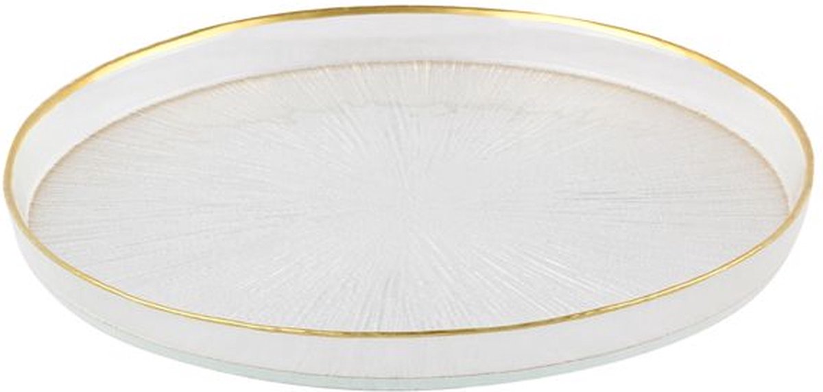 BRICARD REXY BORDEN SET | 21 CM TRANSPARANT-GOUD 6-DELIG
