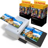 KODAK - Pack Imprimante PD460 + Cartouche et Papier pour 240 Photos - Photo Bluetooth & Docking - Format Carte Postale 10x15