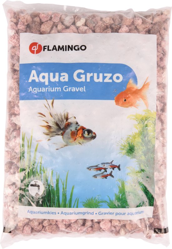 Flamingo - Flamingo Steno - Siersteen Vis - Siersteen Steno Roze 900gr - 1st - 1pce