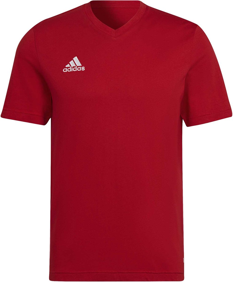 Adidas Entrada 22 T-Shirt Heren - Rood | Maat: S