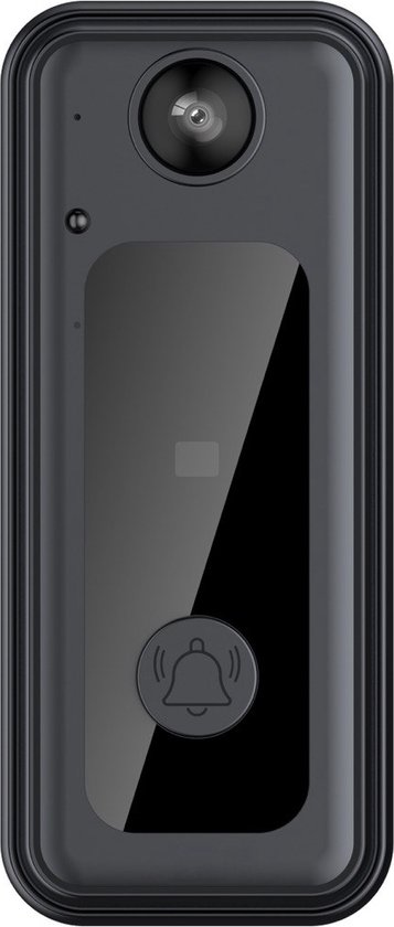 Slimme Deurbel met Camera Draadloos Zwart HD Video