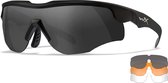 Wiley X ROGUE COMM lunettes de sécurité pour le tir sportif monture noire