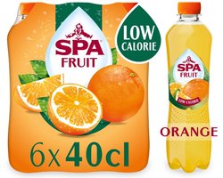 Spa Fruit - Bruisende Orange - 6x40 cl - Low Calorie