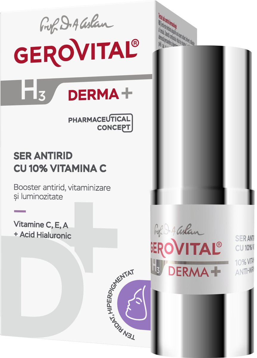 Goedkoopste Antirimpel Booster Serum - 10 vitamine C - Hyaluronzuur -pigmentvlekken - gerimpelde, hypergepigmenteerde huid - dark spots -pharmaceutical concept - 15ml