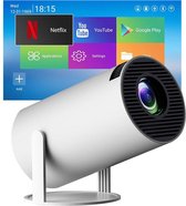 Bol.com LedSfeer® Draagbare verstelbare mini Projector - Beamer met WiFi - Bluetooth met afstandsbediening - 180° Graden aanbieding