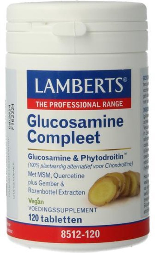Lamberts Glucosamine Compleet - 120 tabletten - Glucosamine preparaat