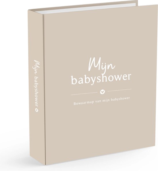 Fyllbooks Bewaarbundel Mijn Babyshower beige A4 - Fyllbooks